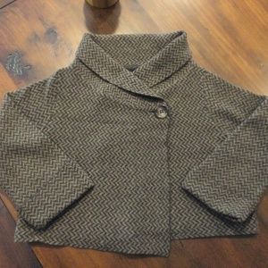 Wrap sweater size small